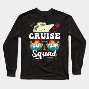 Birthday Cruise Squad Birthday Party Tee Cruise Squad 2024 Long Sleeve T-Shirt